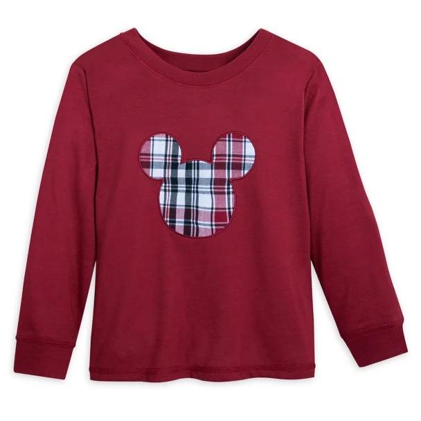 Disney Mickey Mouse Holiday Plaid Sleep Set For Kids - Image 3