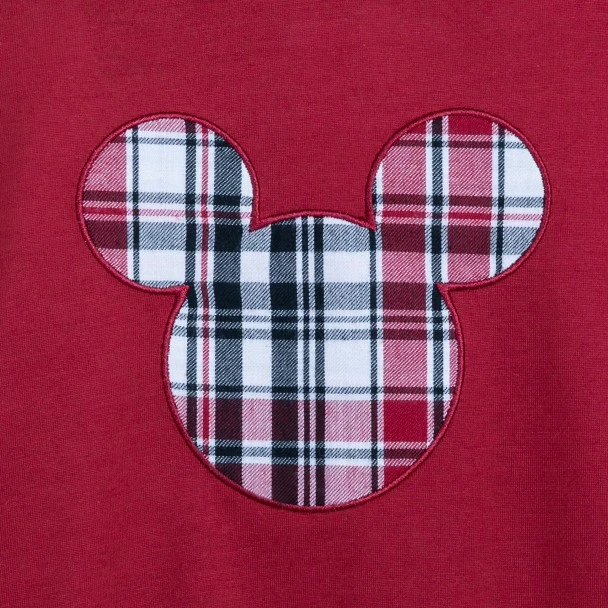 Disney Mickey Mouse Holiday Plaid Sleep Set For Kids - Image 4