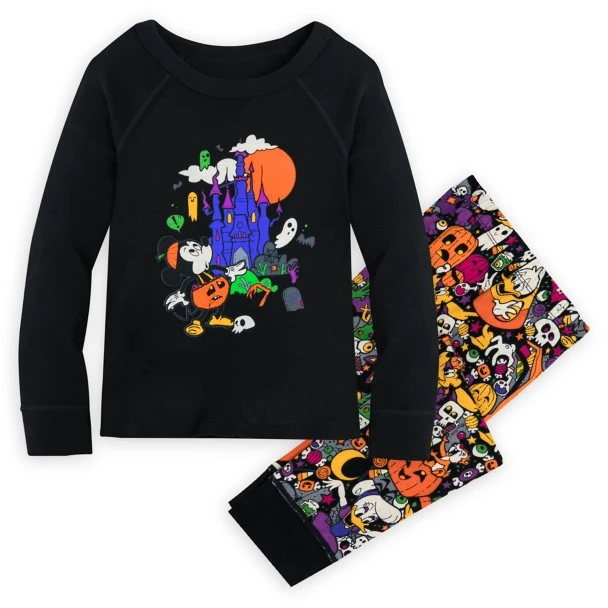 Disney Mickey Mouse And Friends Halloween Pajama Set For Boys