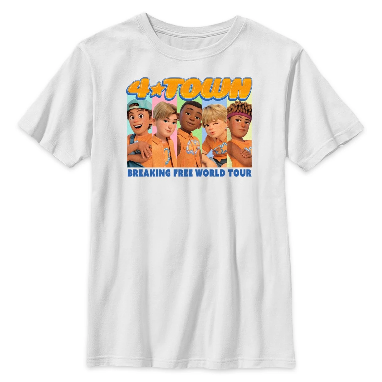 Disney 4★Town ''Breaking Free World Tour'' T-Shirt For Kids – Turning Red