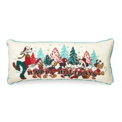 Disney Mickey Mouse And Friends Holiday Throw Pillow