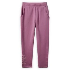 Disney Mickey Mouse Genuine Mousewear Jogger Sweatpants For Women – Plum