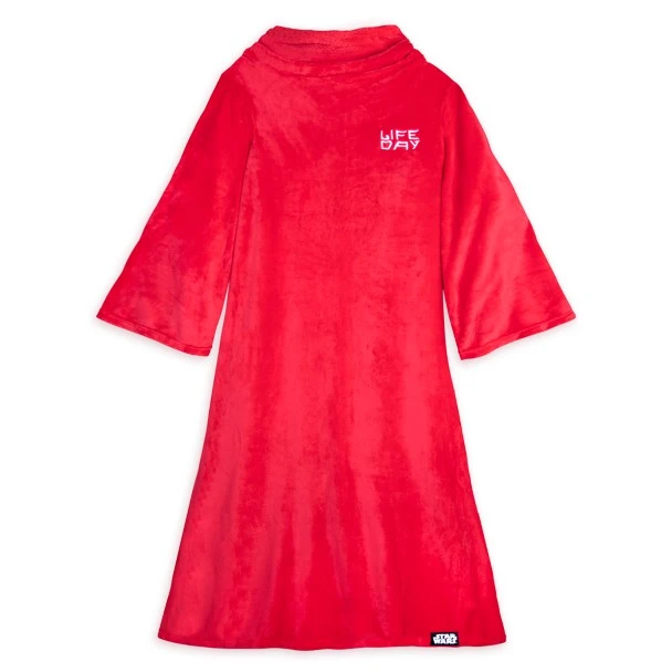 Disney Star Wars Life Day 2022 Fleece Throw With Sleeves