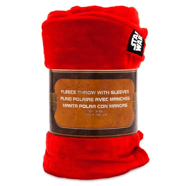 Disney Star Wars Life Day 2022 Fleece Throw With Sleeves - Image 5