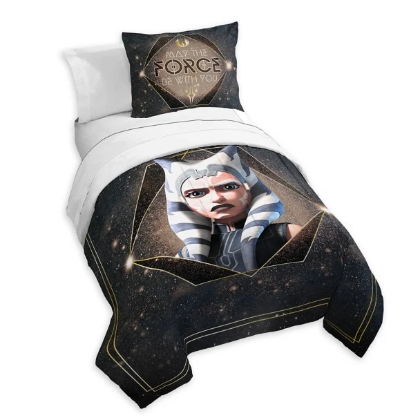Disney Ahsoka Tano Comforter And Sham Set – Twin / Full / Queen – Star Wars: The Clone Wars - Image 4