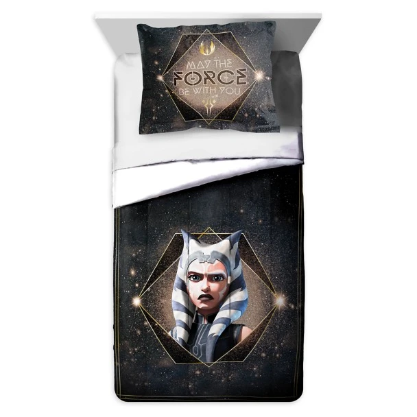 Disney Ahsoka Tano Comforter And Sham Set – Twin / Full / Queen – Star Wars: The Clone Wars - Image 5