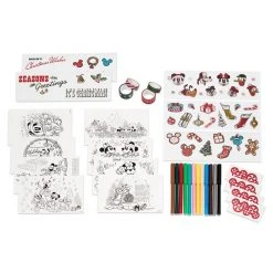 Disney Mickey Mouse And Friends Christmas Stationery Kit