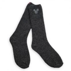 Disney Mickey Mouse Socks For Men By Barefoot Dreams – Dark Gray