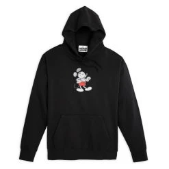 Disney Mickey Mouse Genuine Mousewear Pullover Hoodie For Adults – Black