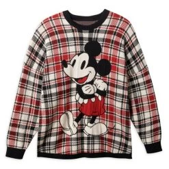 Mickey Mouse Holiday Plaid Spirit Jersey Sweater For Adults – Walt Disney World