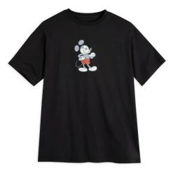 Disney Mickey Mouse Genuine Mousewear T-Shirt For Adults – Black