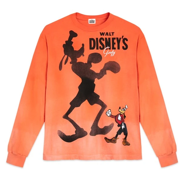 Disney Goofy Long Sleeve T-Shirt For Adults – 90th Anniversary