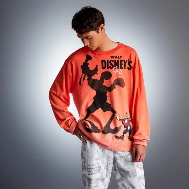 Disney Goofy Long Sleeve T-Shirt For Adults – 90th Anniversary - Image 2