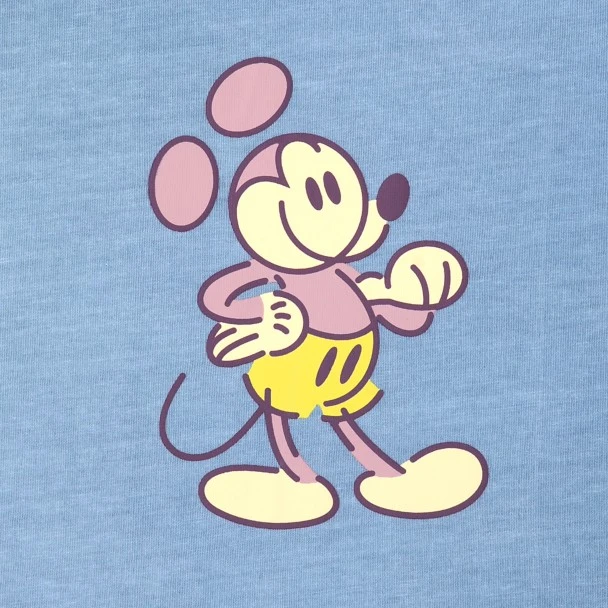 Disney Mickey Mouse Genuine Mousewear T-Shirt For Adults β Blue - Image 2