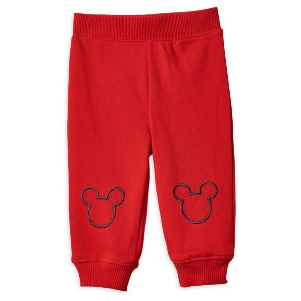 Disney Mickey Mouse Holiday Pullover Sweatshirt And Jogger Set For Baby - Image 3