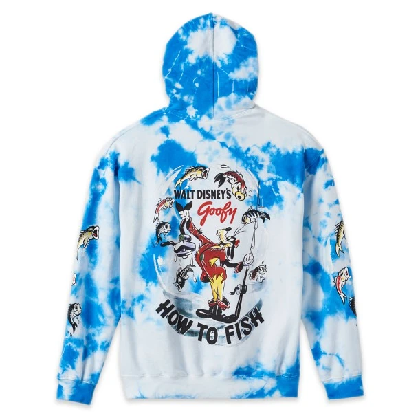 Disney Goofy ''How To Fish'' Pullover Hoodie For Adults - Image 4