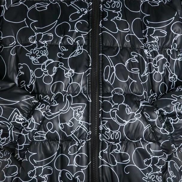 Disney Mickey Mouse Hooded Puff Jacket - Image 6