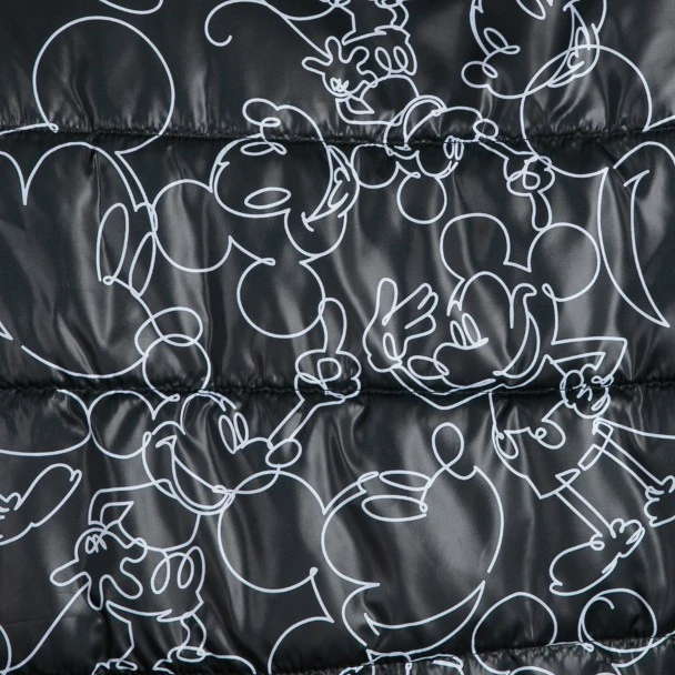 Disney Mickey Mouse Hooded Puff Jacket - Image 8