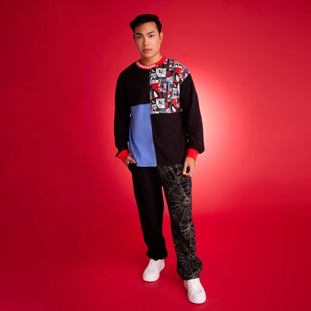 Disney Spider-Man 60th Anniversary Jogger Sweatpants For Adults By Ashley Eckstein - Image 2